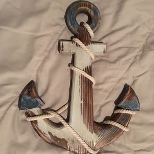 Wood & Rope Anchor Wall Decor from Kirklands